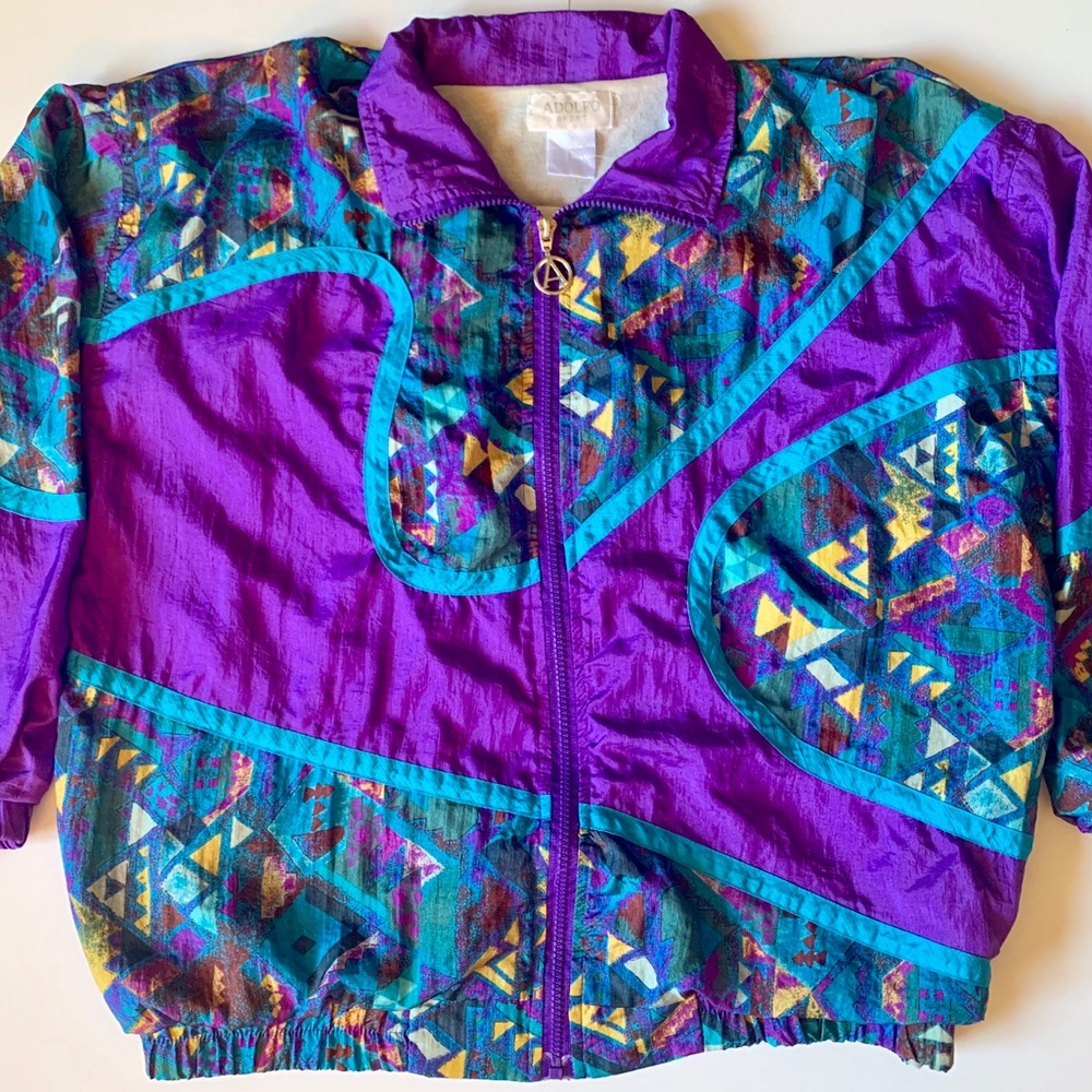 Vintage 80’s Adolfo Sport Windbreaker